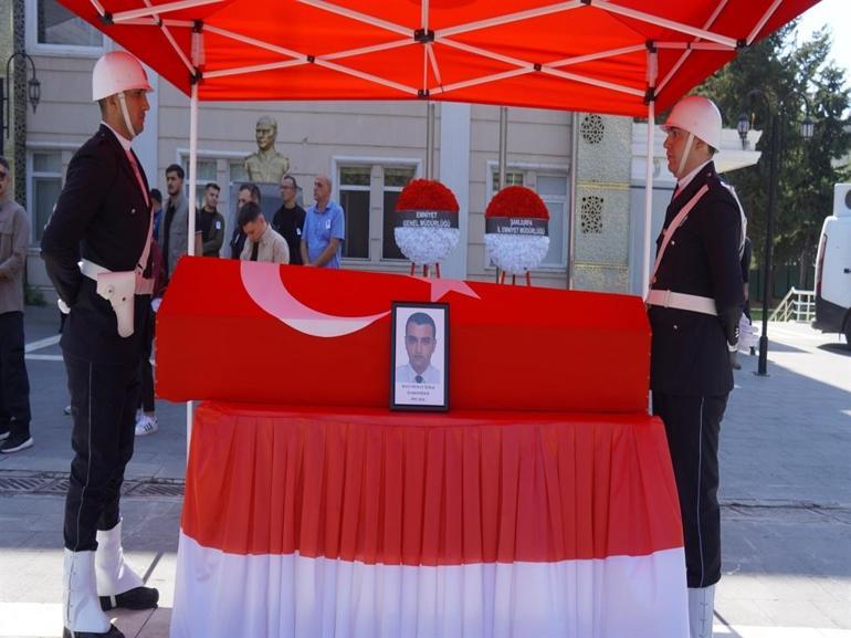 Şanlıurfa’da hayatını kaybeden başkomiser için tören düzenlendi