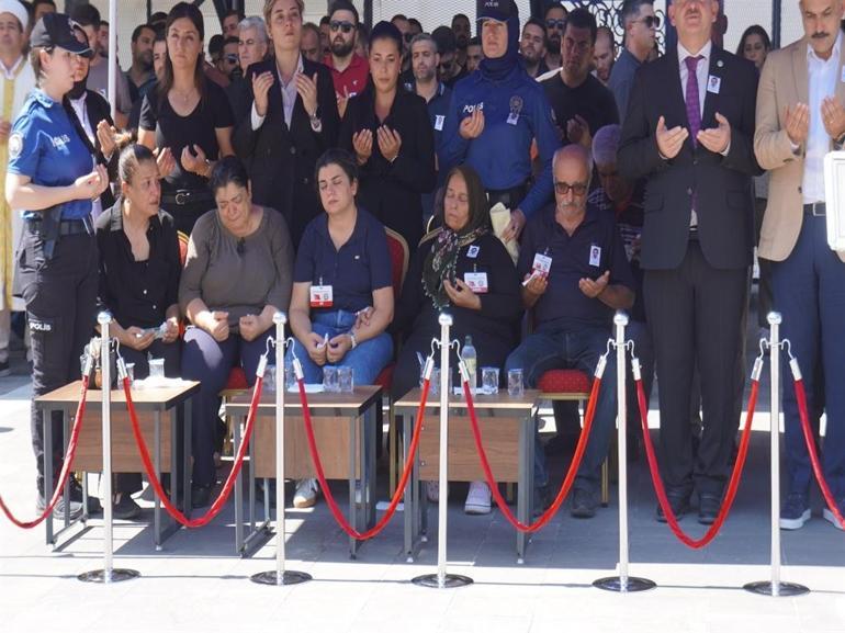 Şanlıurfa’da hayatını kaybeden başkomiser için tören düzenlendi