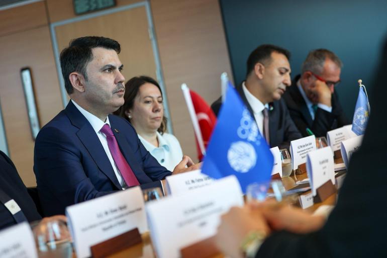 Bakan Kurum, Cenevre’de WMO Genel Sekreteri Saulo ile görüştü