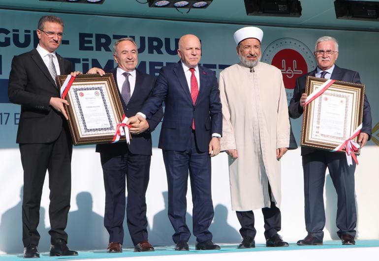Diyanet İşleri Başkanı Arpaguş, Kur’an Eğitim Merkezi’ni açılışını gerçekleştirdi