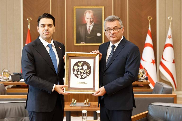 KKTC Cumhurbaşkanı Erhürman, TİKA Başkanı Ereni kabul etti