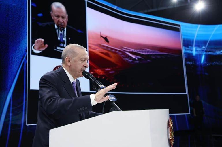 Cumhurbaşkanı Erdoğan: 2030da İstanbul Havalimanı bağlantılı faaliyetlerde 472 bin kişilik istihdama ulaşmayı öngörüyoruz