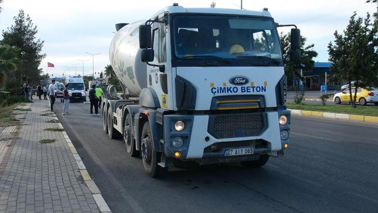 Kilis’te beton mikseri ile motosiklet çarpıştı: 1 ölü, 1 yaralı