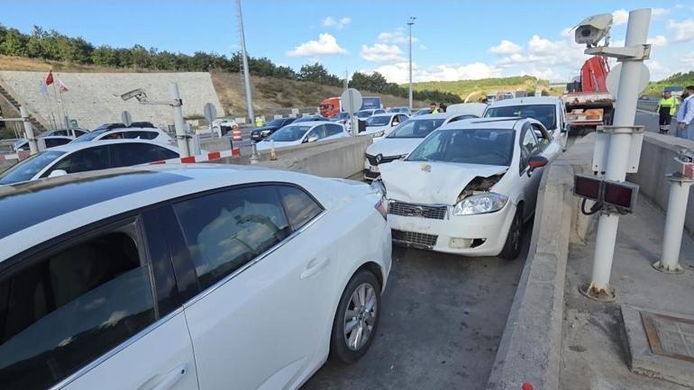 Eyüpsultanda zincirleme kaza: 2 yaralı