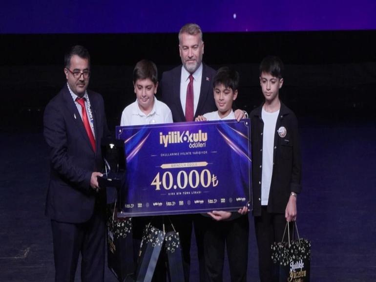 ‘Okullarımız İyilikte Yarışıyor’ proje yarışmasında ödüller sahiplerini buldu
