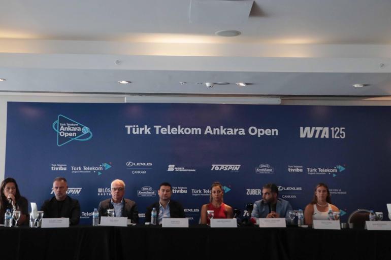 ‘WTA 125 Türk Telekom Ankara Open’ turnuvasının basın toplantısı Ankara’da gerçekleştirildi