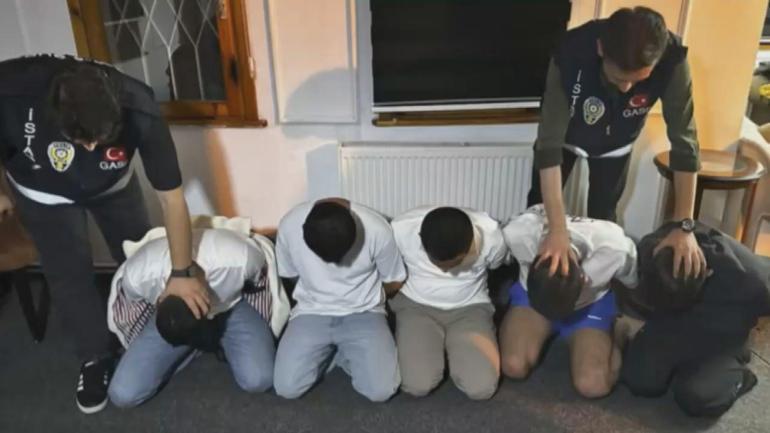 Kağıthanede servis araçlarını ateşe veren 9 şüpheli tutuklandı