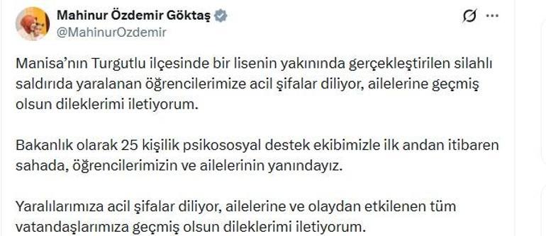 Manisada okulun önünde ateş açıldı; 11 yaralı
