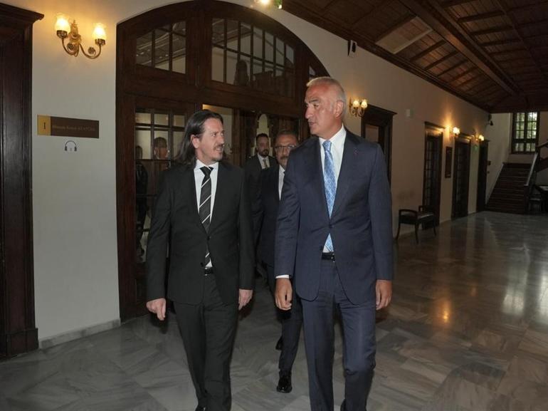 Bakan Ersoy, Kuzey Makedonyalı mevkidaşı ile bir araya geldi