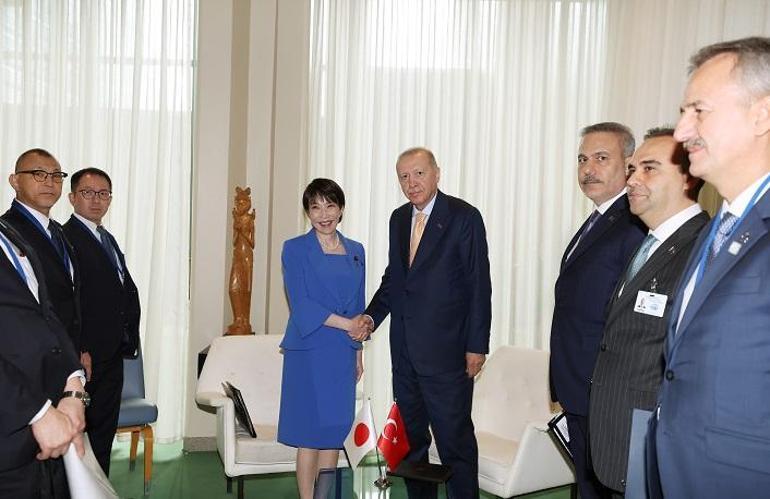 Cumhurbaşkanı Erdoğan, Japonya Başbakanı Sanae Takaichi ie görüştü