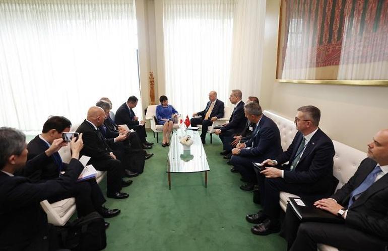 Cumhurbaşkanı Erdoğan, Japonya Başbakanı Sanae Takaichi ie görüştü