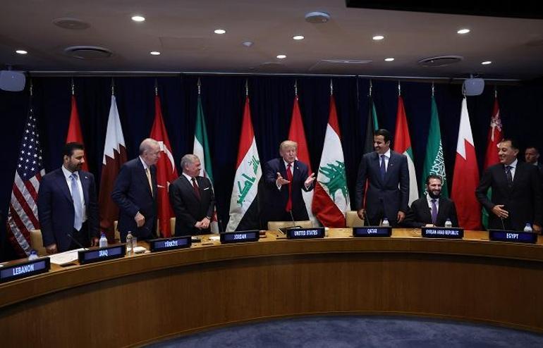 Cumhurbaşkanı Erdoğan, Trumpın Körfez ülkesi liderleri ile düzenlediği zirveye katıldı