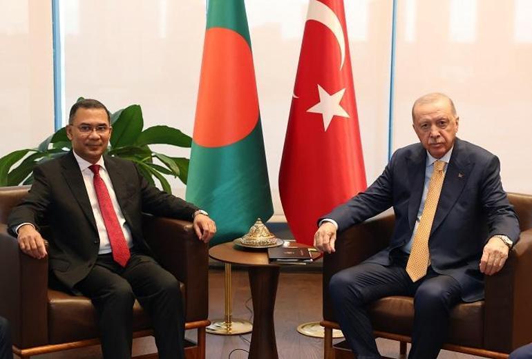 Cumhurbaşkanı Erdoğan, Bangladeş Başbakanı Rahman ile bir araya geldi