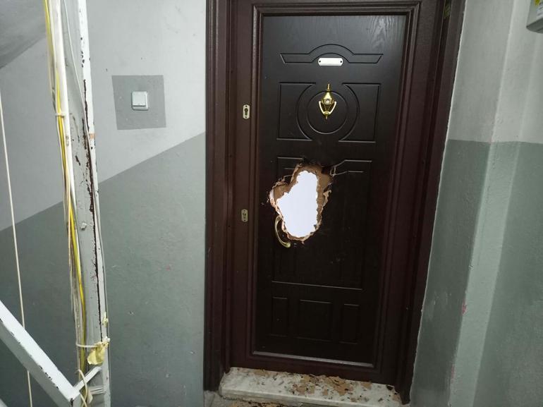 Apartmanda matkapla komşusunun çelik kapısını kıran kadına gözaltı