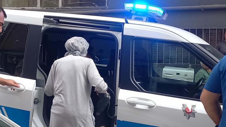 Apartmanda matkapla komşusunun çelik kapısını kıran kadına gözaltı