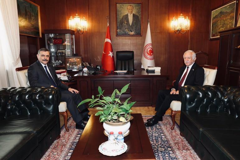 Bakan Çiftçi, TBMM Başkanı Kurtulmuş’u ziyaret etti