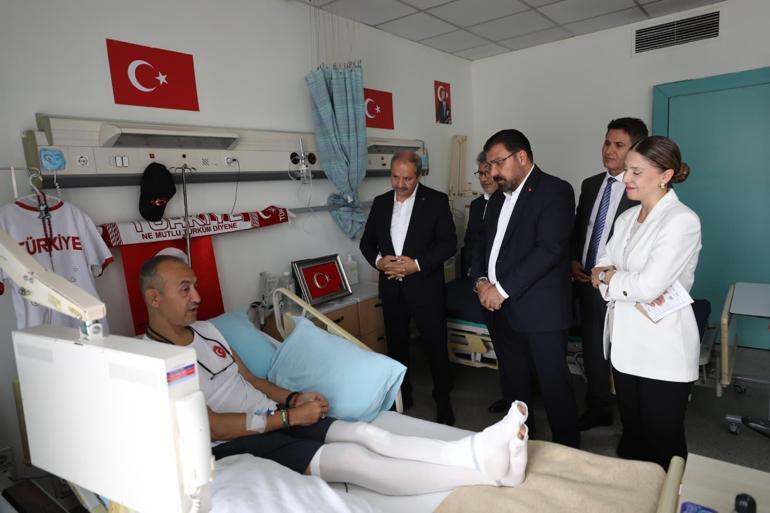 Sağlık-Sen’den gazilere ziyaret