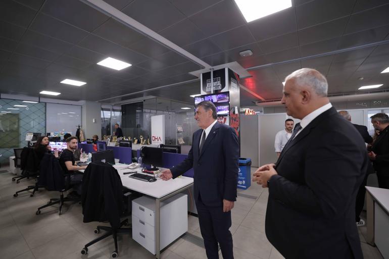 Beşiktaş Başkanı Serdal Adalı’dan Demirören Haber Ajansına ziyaret