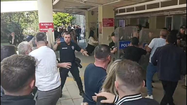 Cinayet davasında karar duruşması sonrası taraflar arasında kavga