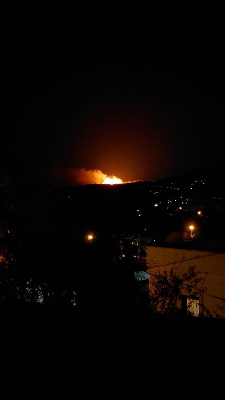 Bodrum’da maki ve ot yangını