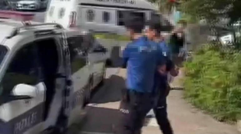 Beykozda sendika binasında silahla ateş açan şüpheli yakalandı
