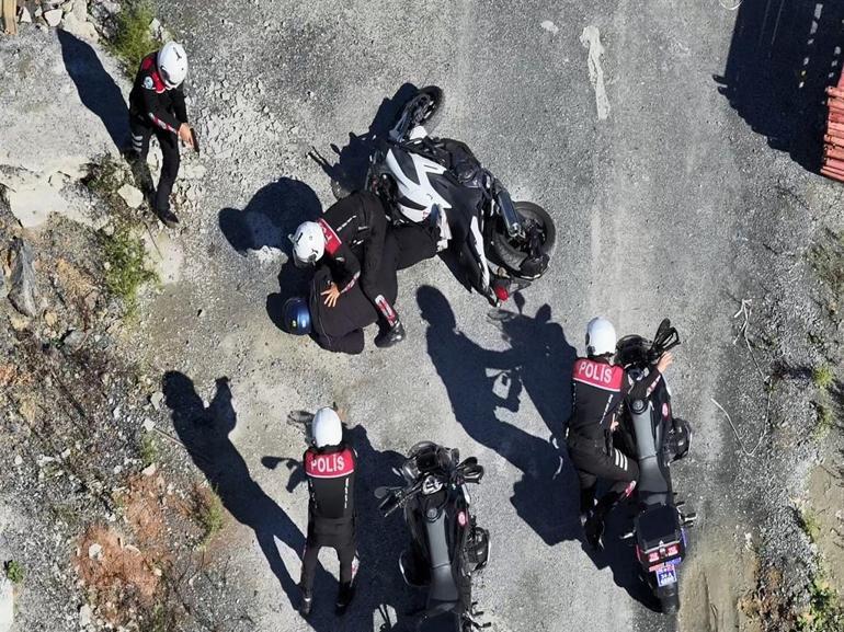 Motosikletli polis timlerinin son dersini İl Emniyet Müdürü Selami Yıldız verdi