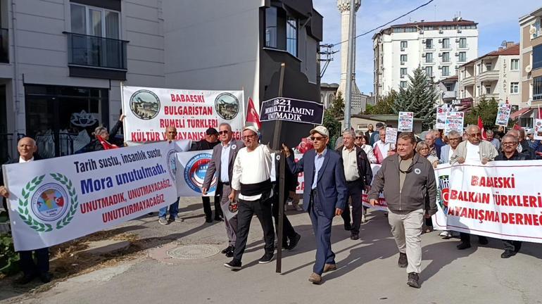 Edirne’de, Mora Katliamı’nın 205inci yılında Yunanistan Konsolosluğuna siyah çelenk