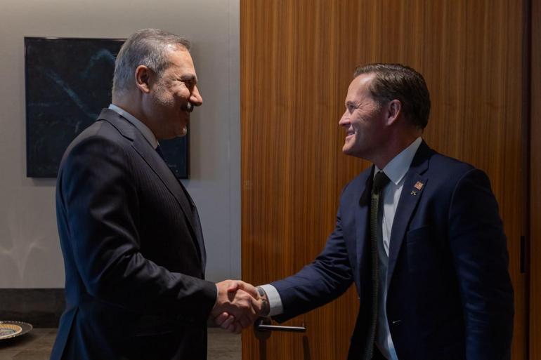 Bakan Fidan, ABD’nin BM nezdindeki Daimi Temsilcisi Büyükelçi Waltz’ı kabul etti