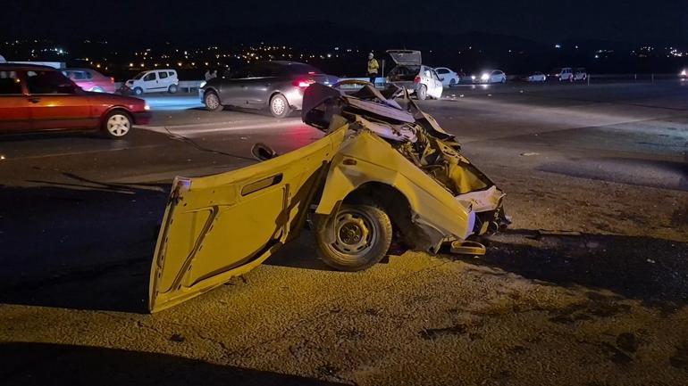 Malatyada 3 aracın karıştığı kaza; 1i ağır 4 yaralı