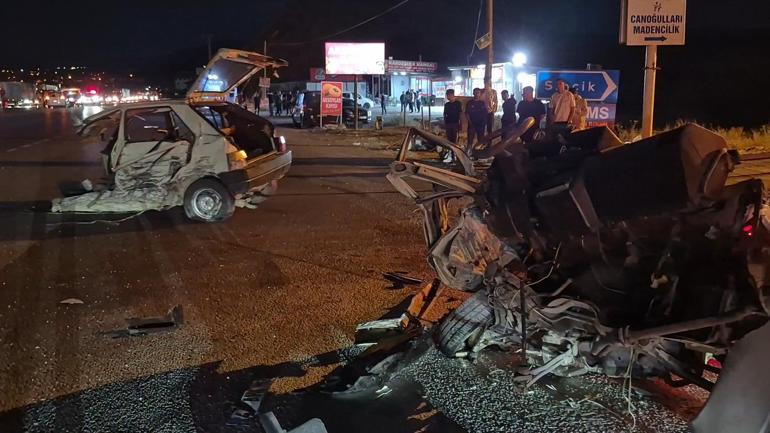Malatyada 3 aracın karıştığı kaza; 1i ağır 4 yaralı
