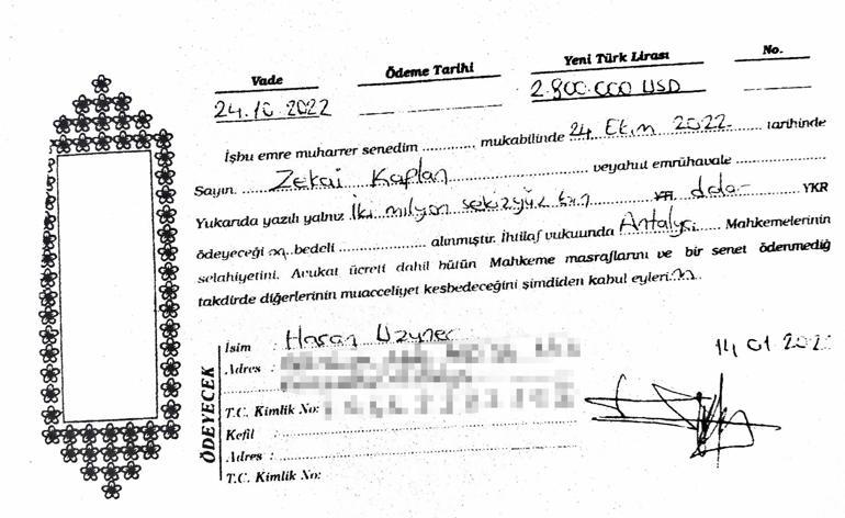 Sahte senetle 2,8 milyon, fotokopisiyle 3,27 milyon dolarlık haciz girişimi