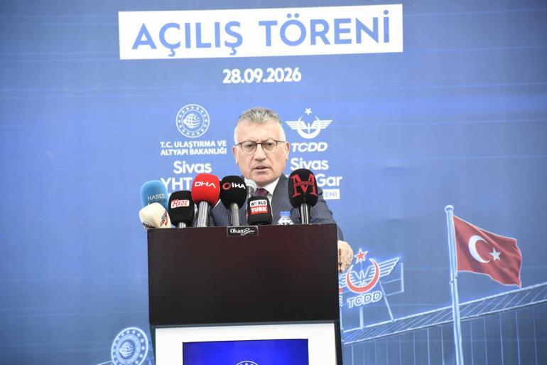 Sivasta yeni YHT Garı hizmete açıldı