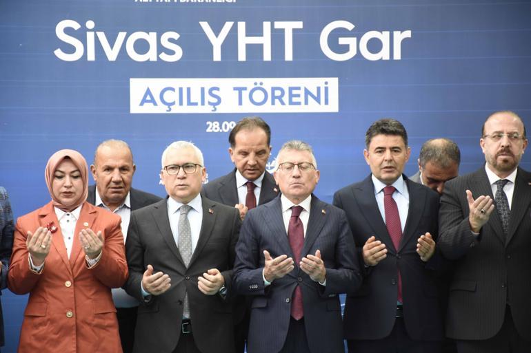 Sivasta yeni YHT Garı hizmete açıldı