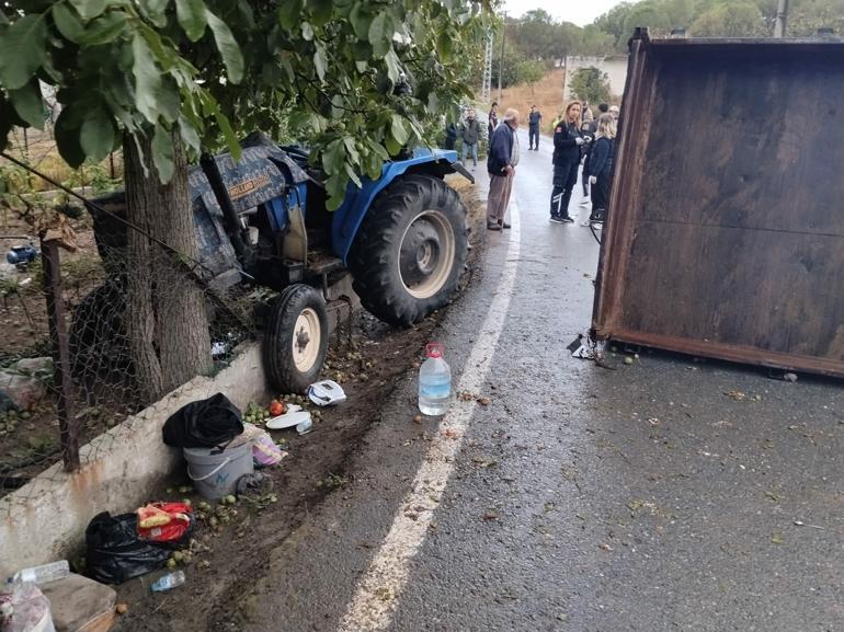 Balıkesir’de traktör römorku devrildi: 23 yaralı