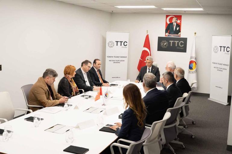 Bakan Bolattan Chicagodaki Türk Ticaret Merkezine ziyaret: ABD ile ticaret hedefimiz 50 milyar dolar