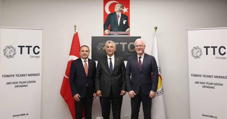 Bakan Bolattan Chicagodaki Türk Ticaret Merkezine ziyaret: ABD ile ticaret hedefimiz 50 milyar dolar