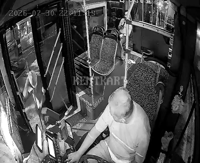 Kooperatif başkan yardımcısı kılık değiştirip otobüs şoförlerini denetledi