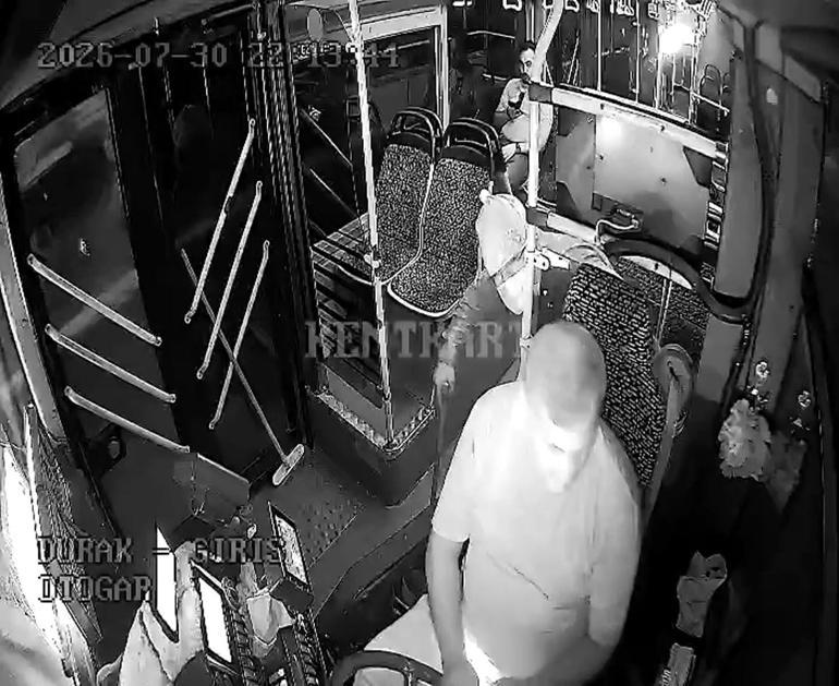 Kooperatif başkan yardımcısı kılık değiştirip otobüs şoförlerini denetledi