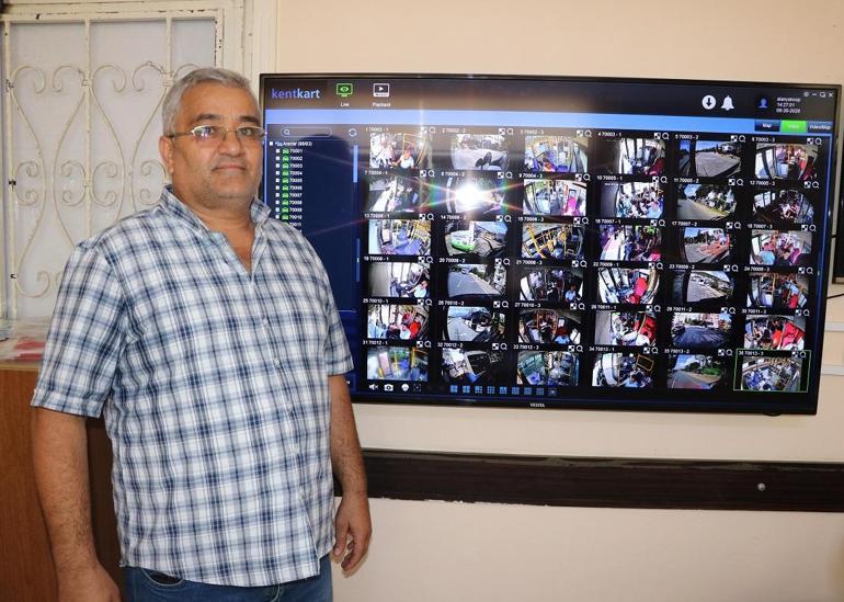 Kooperatif başkan yardımcısı kılık değiştirip otobüs şoförlerini denetledi