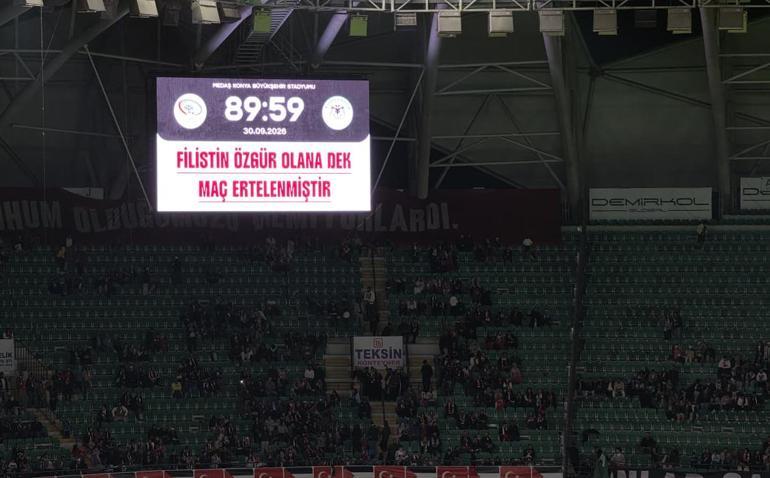 Konyaspor-Filistin Milli Takımı karşılaşmasında kardeşlik kazandı