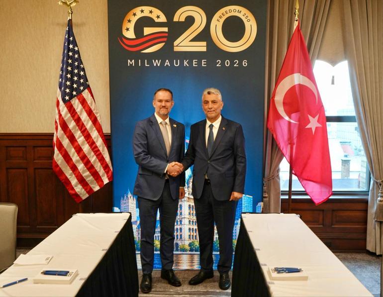 Bakan Bolat, ABD Ticaret Temsilcisi Büyükelçi Greer ile bir araya geldi