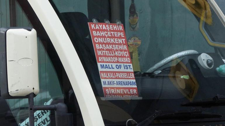 Minibüs şoförlerinden Hattımızı iptal edin eylemi