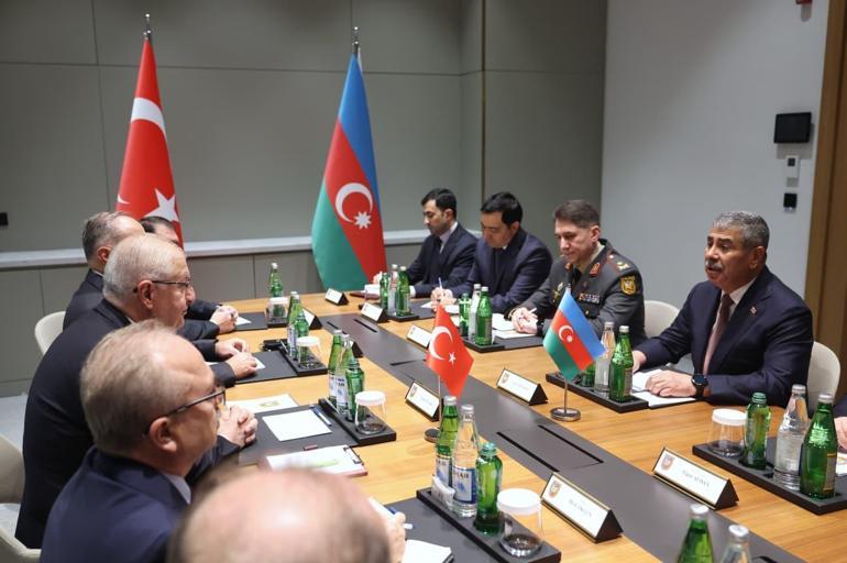 Bakan Güler, Azerbaycan Savunma Bakanı Hasanov ile görüştü