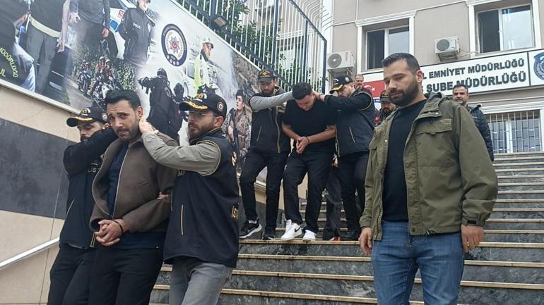 Sanal medyada şiddet içerikli yayınlar yaptığı belirlenen 10 şüpheli adliyeye sevk edildi