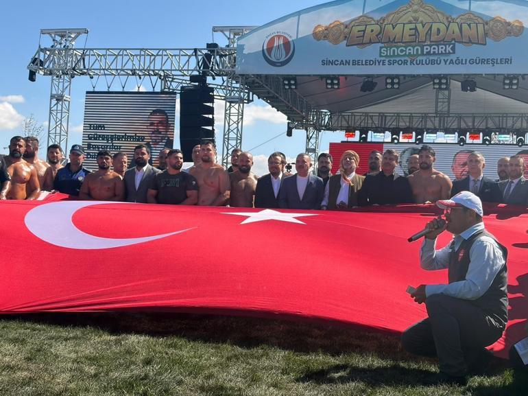 Sincan Belediyesi’nden yağlı pehlivan güreşleri