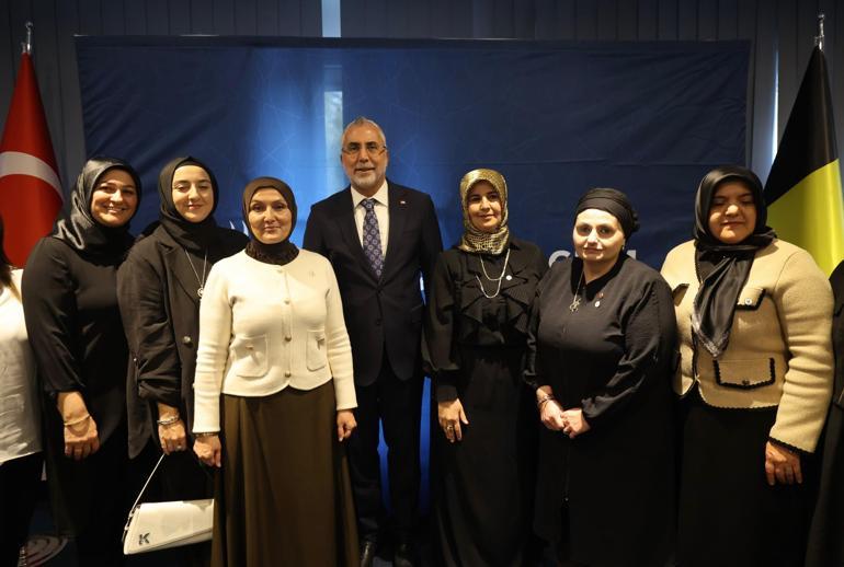 Bakan Işıkhan, Brüksel’de UID Belçika Bölge Başkanlığı’nı ziyaret etti