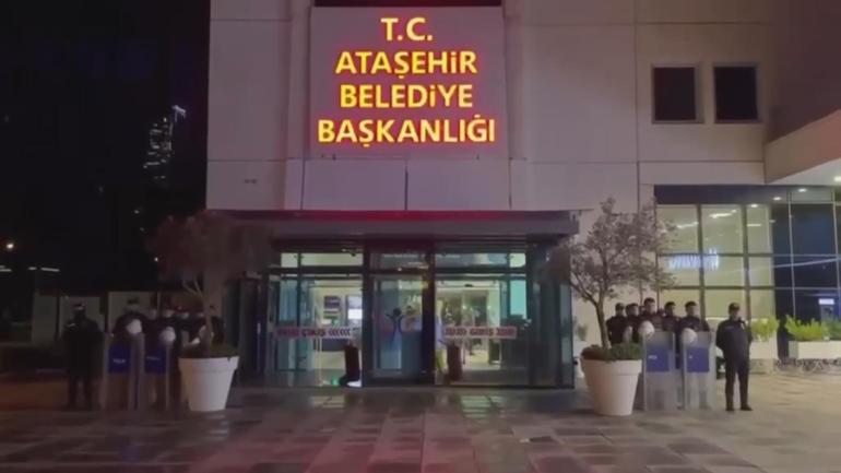 Ataşehir Belediyesine operasyon; gözaltına alınan 13 kişi adliyeye sevk edildi
