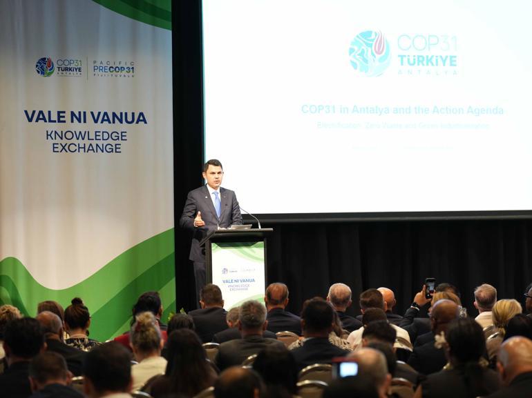 COP31 Başkanı Kurum, Fiji’de COP31 Eylem Gündemi’ni anlattı