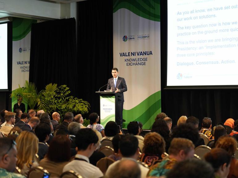 COP31 Başkanı Kurum, Fiji’de COP31 Eylem Gündemi’ni anlattı