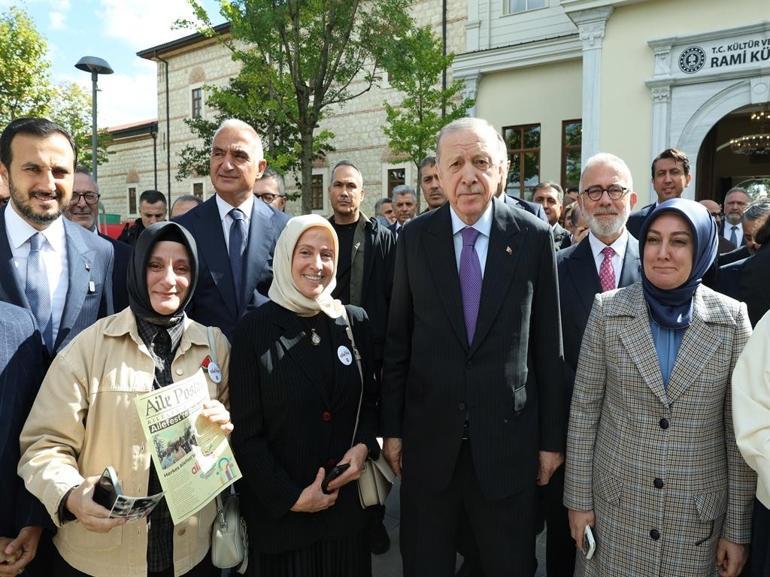 Cumhurbaşkanı Erdoğan, AileFest alanını ziyaret etti